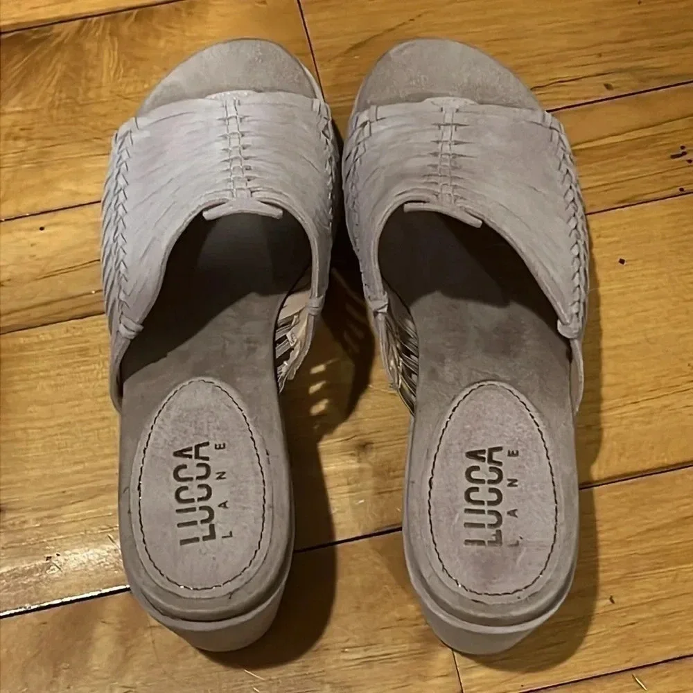 Luca Lane Larissa Wedge Sandal Size 11